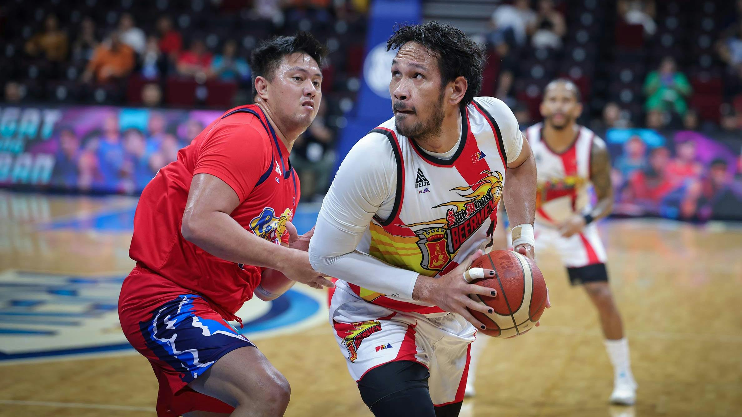 PBA: June Mar Fajardo, San Miguel pip Rain or Shine, take opener of best-of-7 semis series